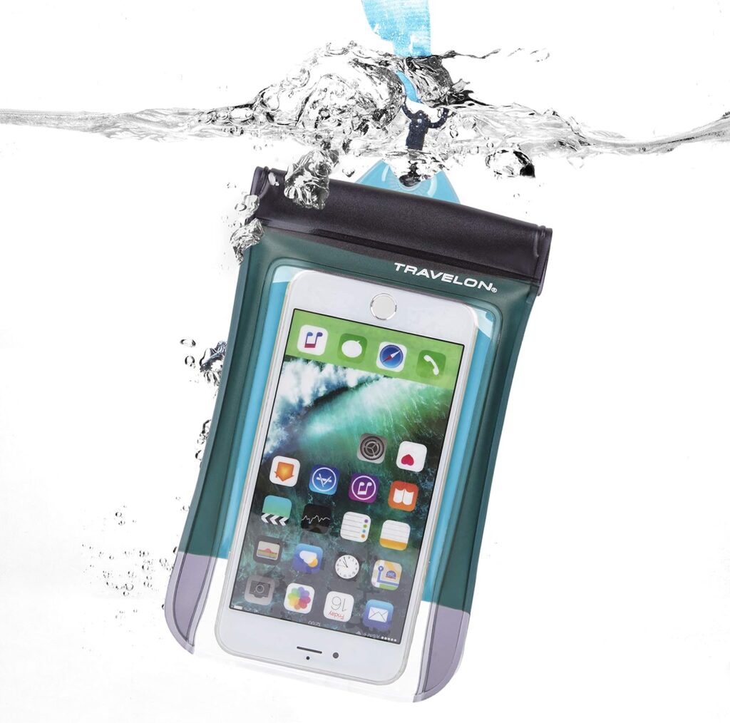 Floating Waterproof Smart Phone/Digital Camera Pouch, Blue