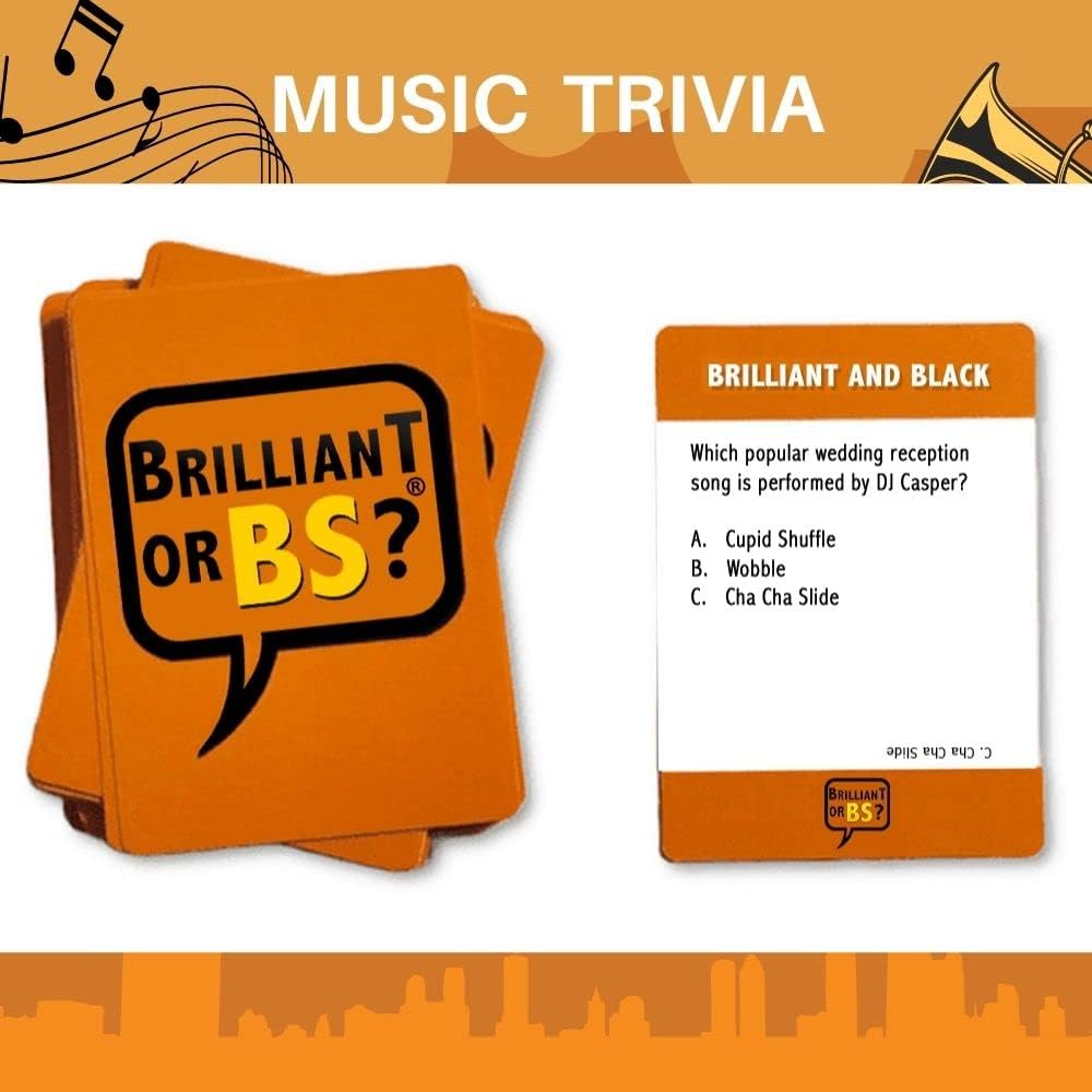 Brilliant or BS? Black Culture Expansion Pack - Trivia Card Game - Hilarious Bluffing Game for 4-6 Players - Great Trivia Party Game for Adults or Family Game Night