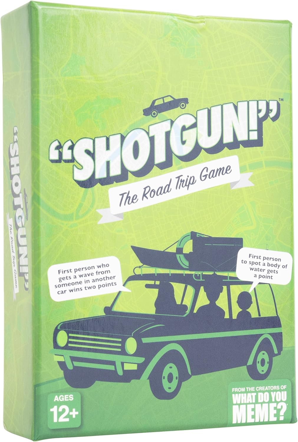 WHAT DO YOU MEME? Shotgun! - The Hilarious Family Card Game for Road Trips Family