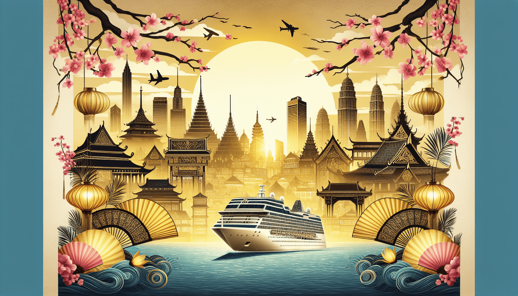 Which Are The Two Popular Ports For Cruising In Asia?